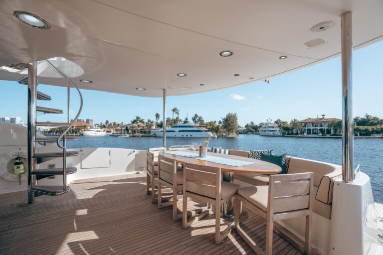 2004 Lazzara 116 Lady Kristina For Charter Fort Lauderdale Brett Horowitz High Seas Yachting 44