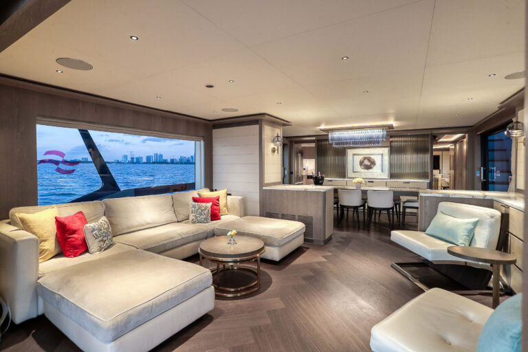 2021 Sirena 88 For Day-Term Charter Miami Brett Horowitz High Seas Yachting 30